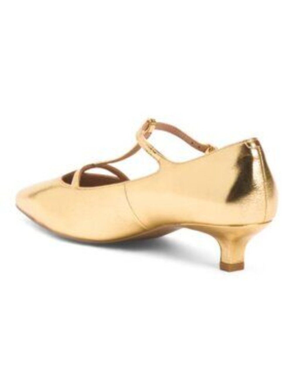 LINEA PAOLO Leather Celia T-strap Pumps - Picture 2 of 3